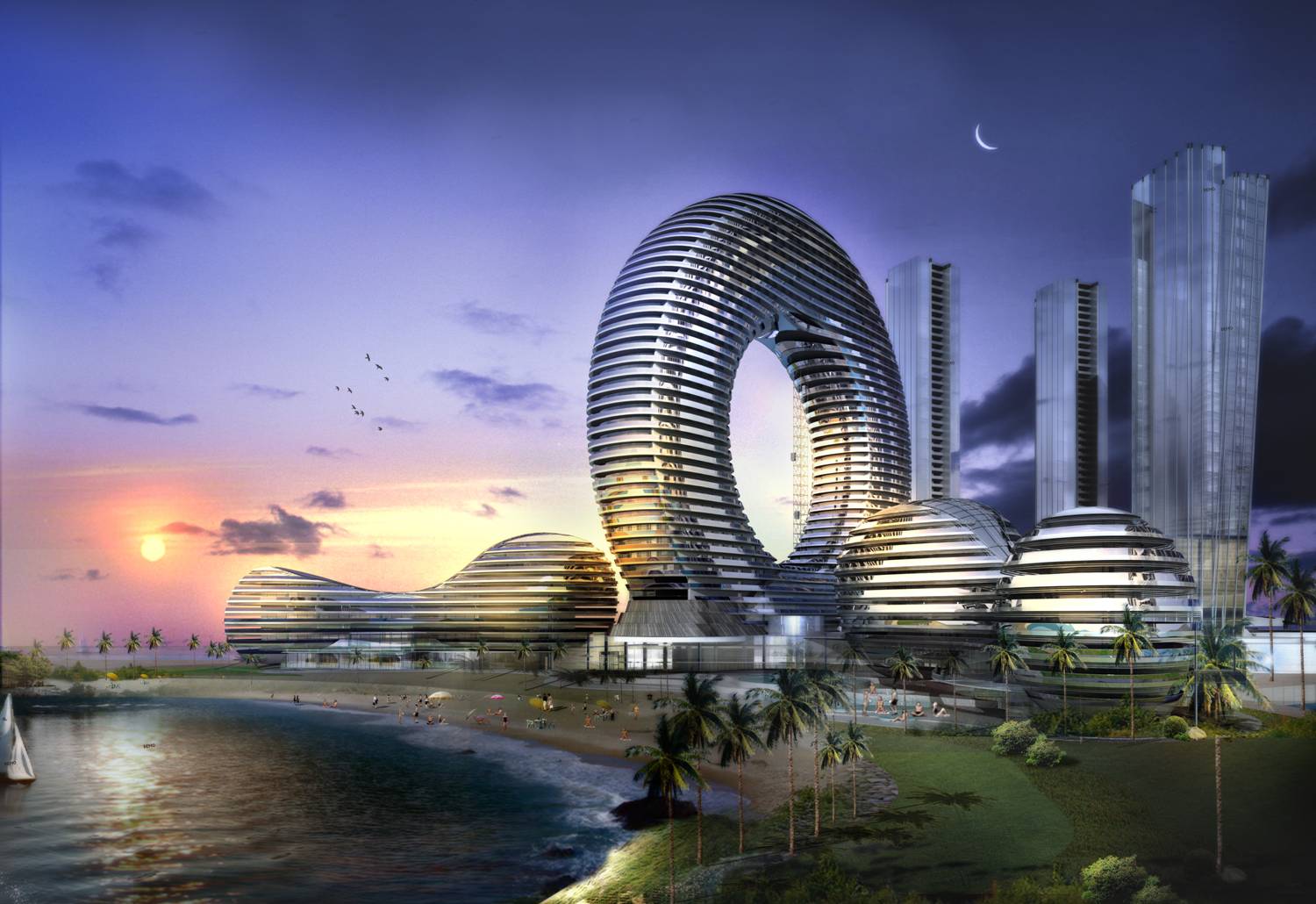 Future Futuristic City In Dubai Video