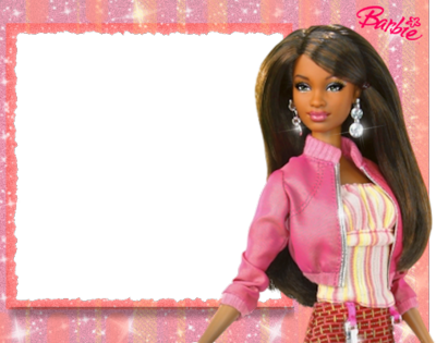 Black Barbie Frame PSD Filesize 074 MB Downloads 450