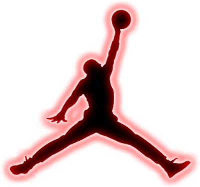 Black Jordan Red Glowing Logo PSD Filesize 021 MB Downloads 256