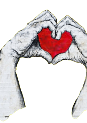 Heart Image on Psd Detail   Graffiti Hand Heart   Official Psds