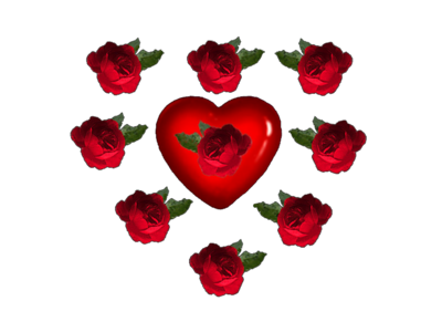 pictures of hearts and roses. Hearts and Roses PSD
