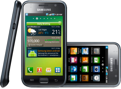 Samsung i9000 Galaxy S. Wireframe PSD GUI